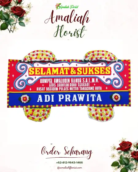 Papan Bunga Ucapan Selamat Pasirlancar